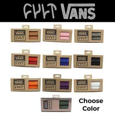 #ad #ad ODI Vans x Cult Flangeless BMX Grips Waffle Design Long 143mm Length Soft Bike $9.65