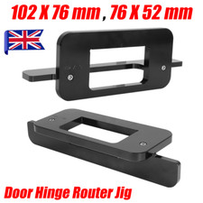 Aluminium Door Hinge Router Jig (102x76) (76x52) Hinge Size Jig Installation UK