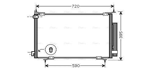 HD5201D AVA Condenser FIT HONDA CR-V (2002) 2.0
