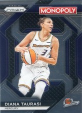 2024 Panini Monopoly Prizm WNBA DIANA TAURASI #WNBA20 BASE CARD MERCURY