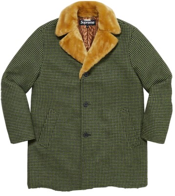 Supreme Fur Collar Car Coat FW22 size M | eBay