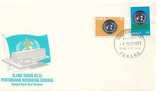 FDC 1973 United Nations from Keluaran set of 2