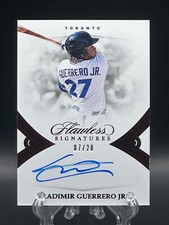 Vladimir Guerrero Jr. 2019 Flawless Rookie Signatures Ruby /20 Auto #FS-VG Jays
