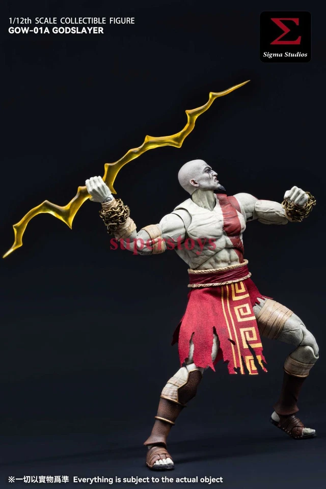 SIGMA STUDIOS GOW-01A 1/12 The God Kratos Ghost of War Action Figure Toy Presale - Image 3 of 4