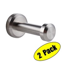 Kes A1066-2-p2 Brass Single Robe And Towel Hook Wall Mount, Brushed Nickel, 2 Pc on sale Kes A1066-2-p2 Brass Single Robe And Towel Hook Wall Mount, Brushed Nickel, 2 Pc on sale