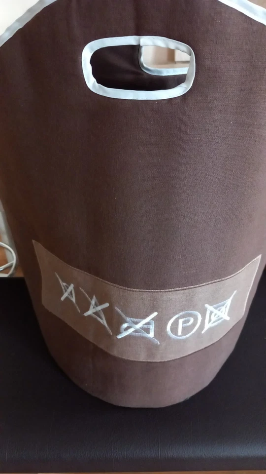 Faltbare Wäschekorb Stoff Wäschesammler Wäschebehälter  Wäschesack 55x55cm Gebr. - Bild 2 von 4