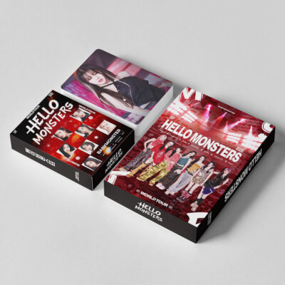 55pcs Set Kpop BABYMONSTER HELLO MONSTERS Lomo Cards Collective HD