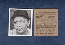 #94 STAN SPENCE, Washington Senators ~ 1947 Bowman HRT/RES | pre-EPSCC promo