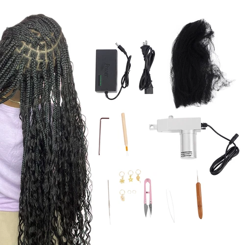 Dreadlocks Macchina Acciaio Inox Hair Styling Elettrico Dread Lock Fare NUOVO - Foto 6 di 6