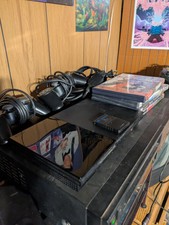 Sony PlayStation 2 Slim Console bundle | 2 controllers | 4 games | memory card
