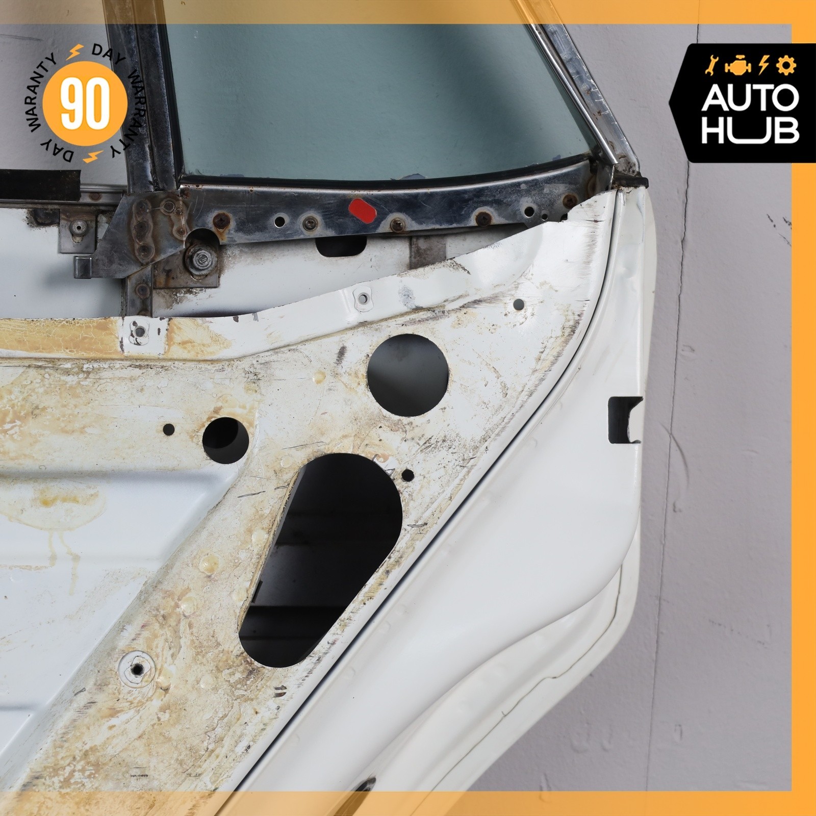 Rolls-Royce Silver Spur 1981-1991 Rear Right Door framework White