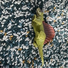 Green and Red Dimetrodon Dinosaur Toy Figure