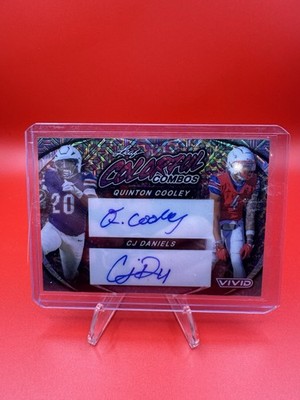 2024 Leaf Vivid - Colorful Combos Duos Quinton Cooley, CJ Daniels   /9 