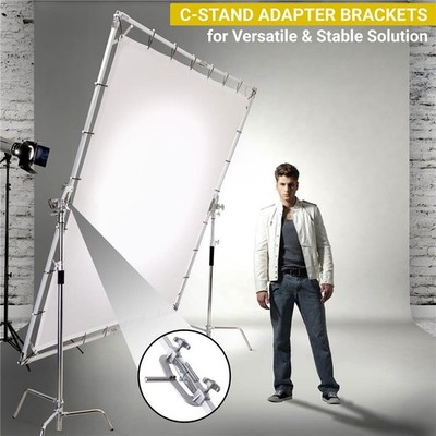 Glow 8x8' Butterfly Light Modifier Scrim Kit w/Lightweight Collapsible Aluminum