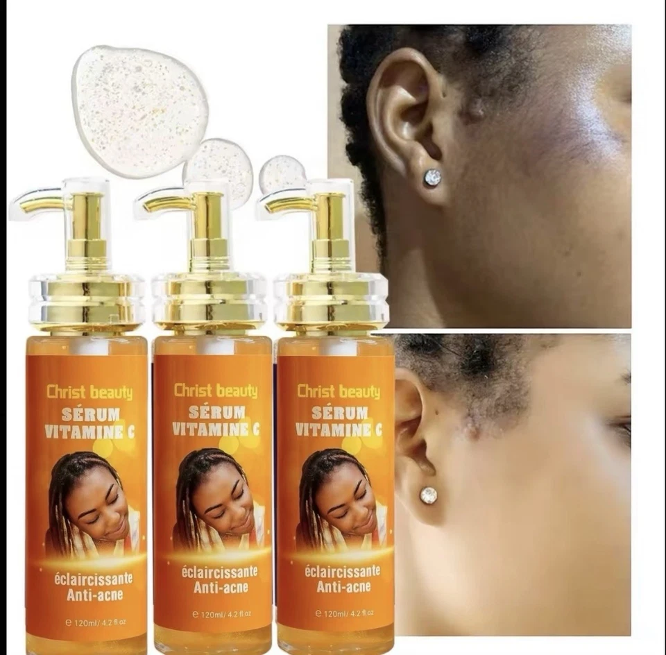 Christ Klere Vizaj 24K e Gold Glutahion com Garrafas Vita C Suave 120 ml Novo - Imagem 2 de 2