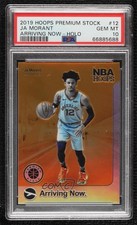 2019 NBA Hoops Premium Stock Arriving Now Holo Ja Morant #12 PSA 10 GEM MT 0u6a