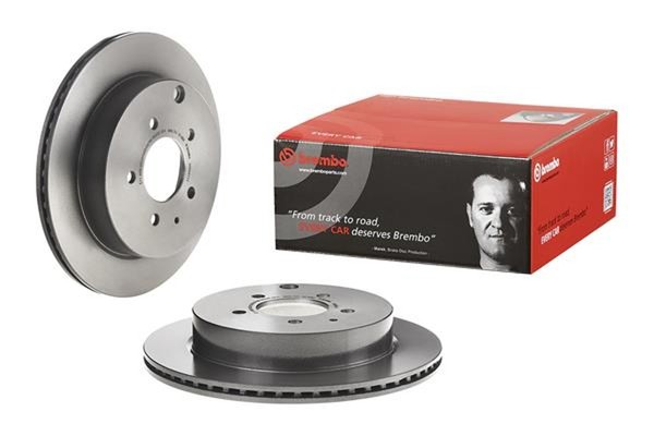 2X Brembo Bremsscheibe Prime Line - UV Coated 09.B541.11 FüR Mazda CX ER Ford-image