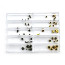50Pcs 3.0-5.0mm Multi-Size Assorted Watch Crown Watchmaker Repair Kit No. 8030 J