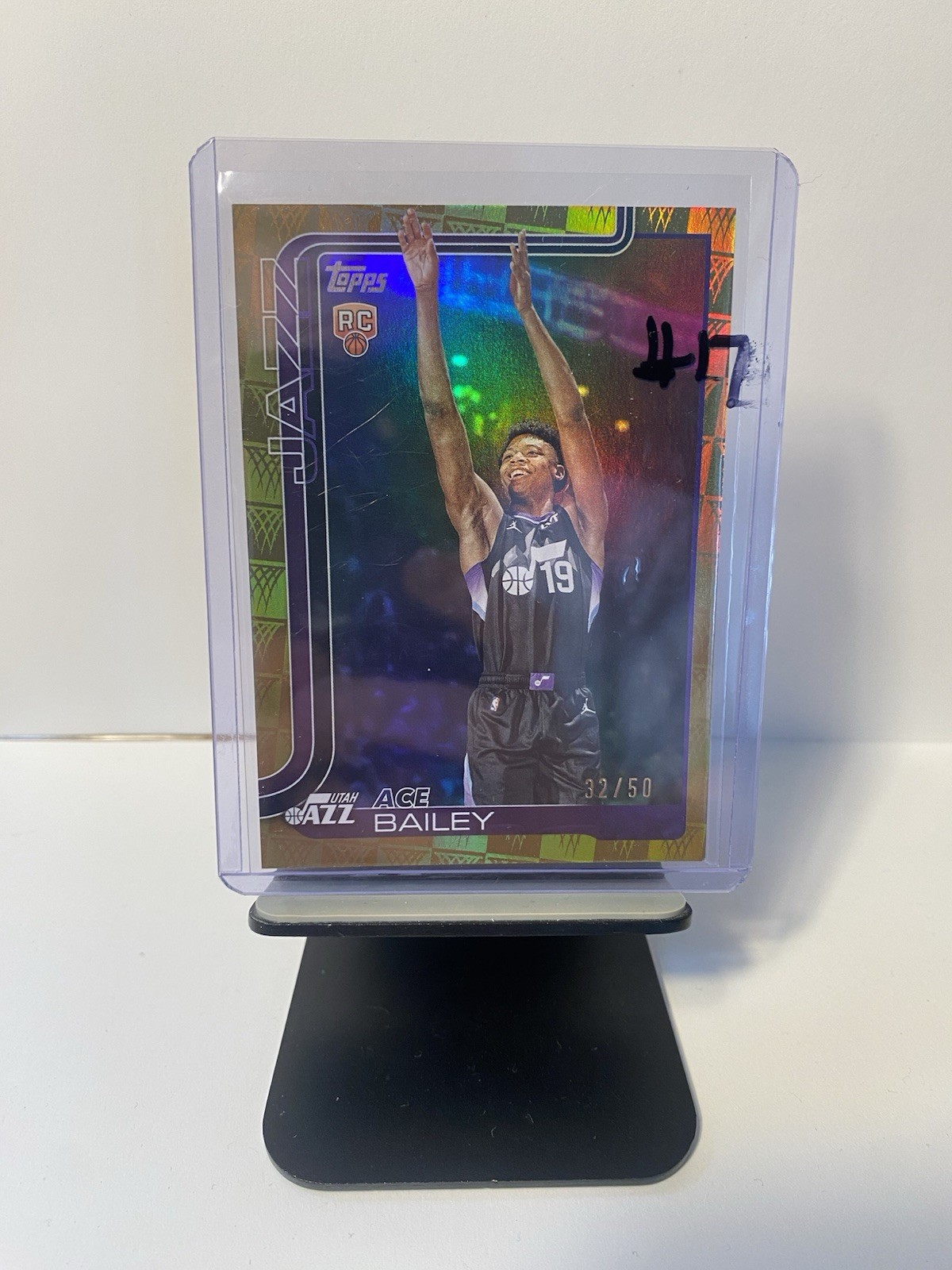 2025-26 Topps - Ace Bailey #205 Gold /50 Season Tip Off (RC) Utah Jazz