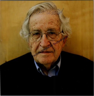 Original Autograph Noam Chomsky /// Autogramm Autograph signiert signed signee C