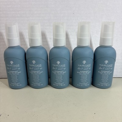 HAIRITAGE Don t Wait Up Overnight Scalp Relief Mist 4oz Each Lot of 5 Bottles