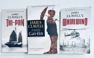 Lot of 3 The Asian Saga Series James Clavell Shogun Tai Pan Gai Jin Paperback