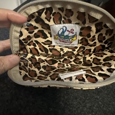 Consuela Cosmetic Domed Zipper Cosmetic Bag leopard 