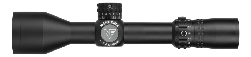 Nightforce NX8 2.5-20x50mm MOAR-CF2 Ultra-Compact SFP Riflescope C639 - Image 3 of 4