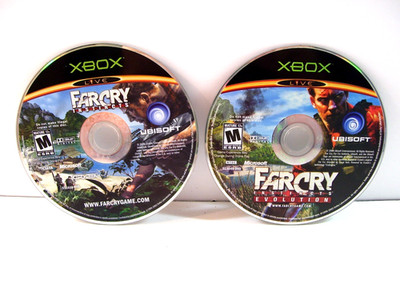 FARCRY Instincts LOT XBOX video games Instincts & Evolution Discs Only, WORK