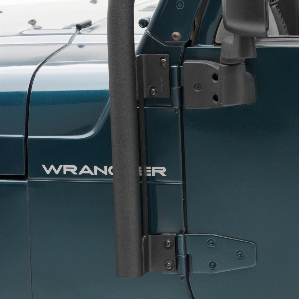 Baca de techo Smittybilt 76713 SRC - negra texturizada para Jeep Wrangler TJ 1997-2006 Foto 4 de 4