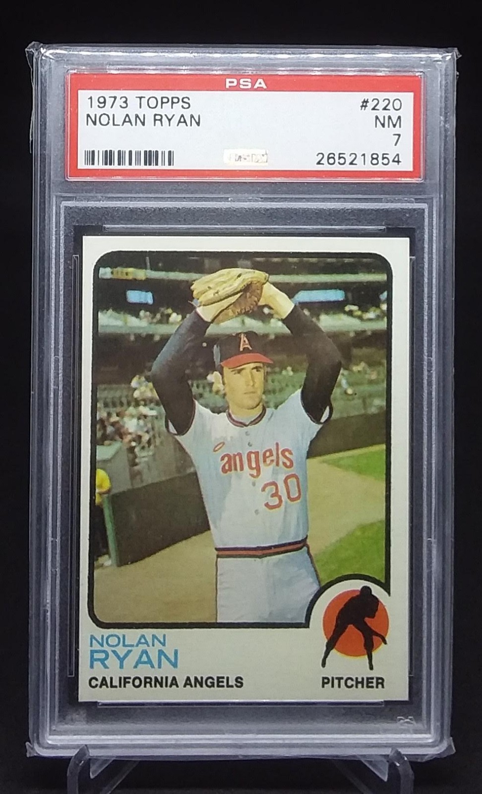 1973 Topps #220 Nolan Ryan PSA 7 NM HOF