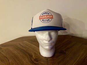 Pharmor Power Buying Snapback Trucker Hat Mesh Cap Vintage 1990s