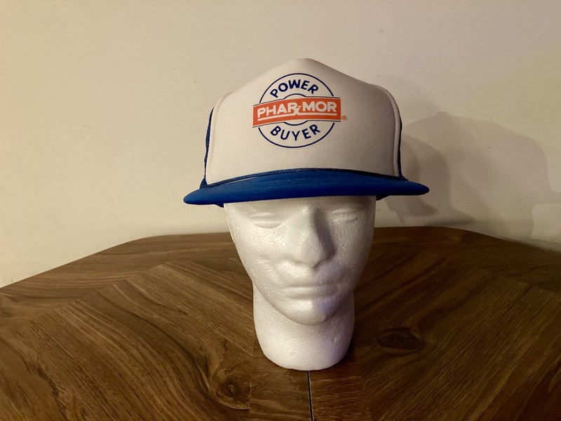 Pharmor Power Buying Snapback Trucker Hat Mesh Cap Vintage 1990s