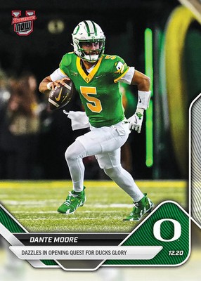 2025 Topps NOW Bowman U DANTE MOORE Oregon QB #62