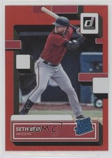 2022 Panini Donruss Rated Rookie Holo Red Seth Beer #58 5q7