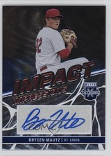 2023 Panini Elite Extra Edition Impact Impressions Brycen Mautz Auto 1rs5