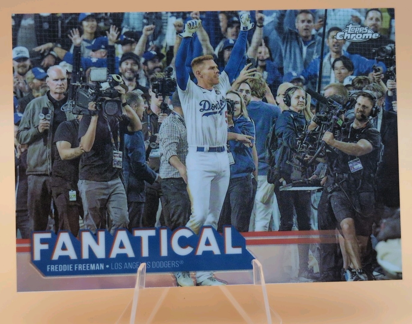 2025 Topps Chrome - Fanatical Freddie Freeman #FAN-18