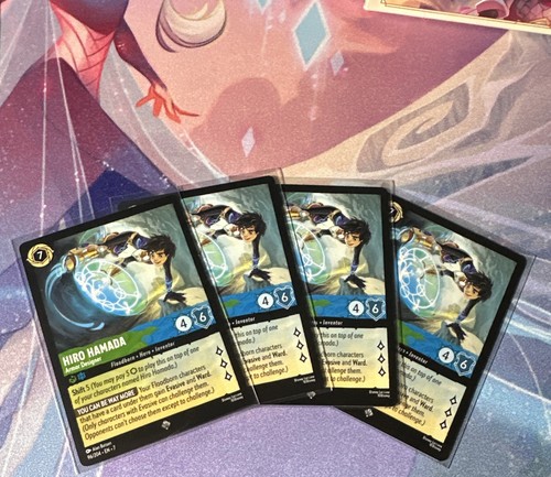 4x Hiro Hamada - Armor Designer 96/204 Super Rara Isola di Arcazia - Foto 1 di 1
