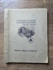 1926 Employee Booklet Manual General Health Women Of Bell Telephone System RARE