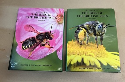 The Bees of The British Isles vol 1 & 2 Else Edwards hardcover w/ dust jacket 