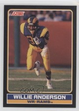 1990 Score Mail In Young Superstars Willie Flipper Anderson #33 0k3a