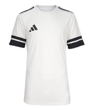 Adidas Youth Squadra 25 Tee Shirt Running White Soccer Kid Top GYM Jersey JJ0057