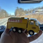 Vintage Tonka Shell Tanker Fuel Delivery Truck Yellow USA  #55010 1970’s 5.5”