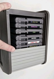 Nintendo NES Game Pak Docking Bay 10 Lot w/ 10 Games Double Dragon Bases Loaded