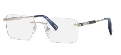 Chopard VCHG18 0579 58 Shiny Palladium 57mm Eyeglasses New Authentic