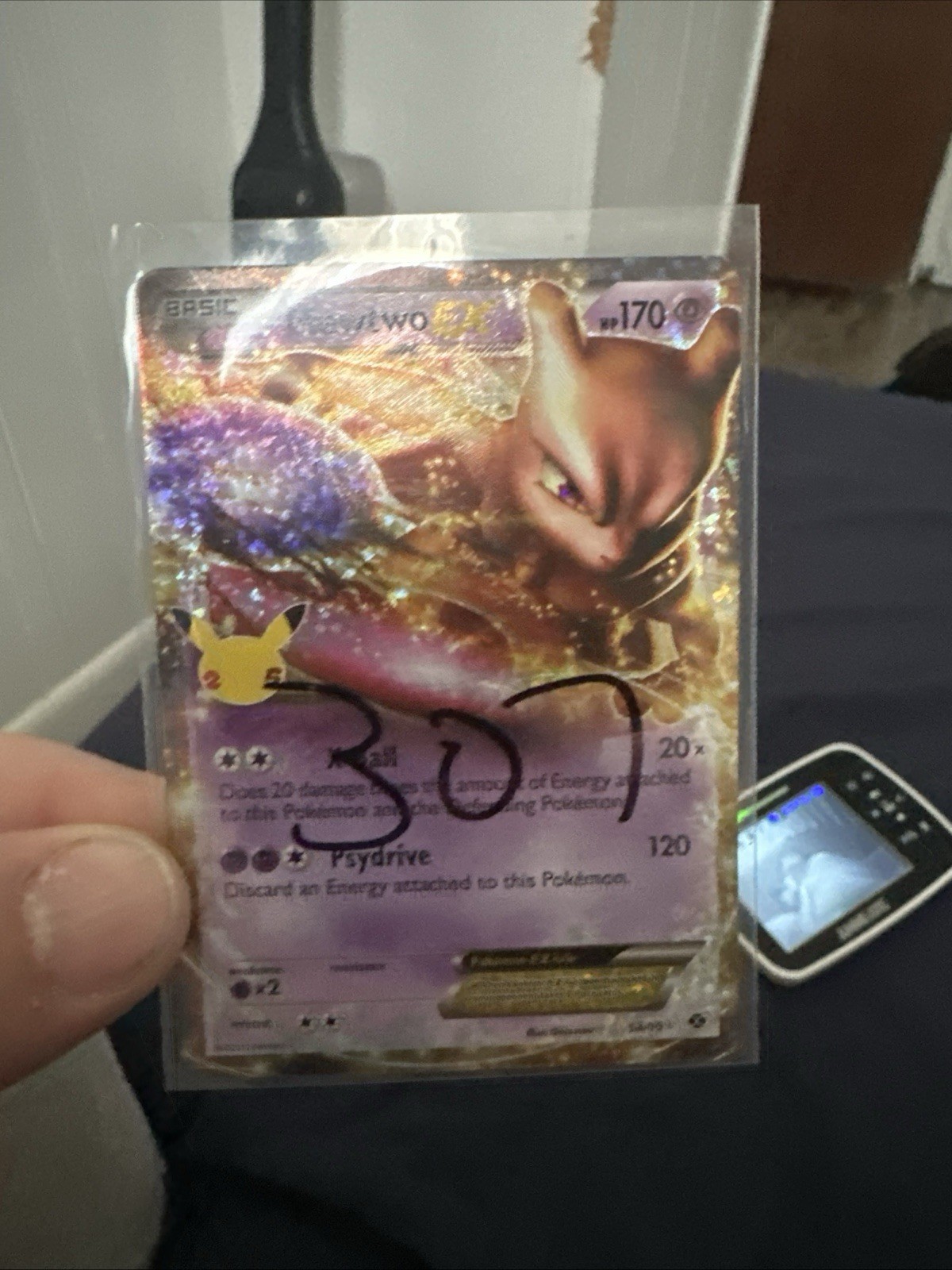 Mewtwo EX 54/99 Celebrations Classic Collection Holo Ultra Rare NM Condition