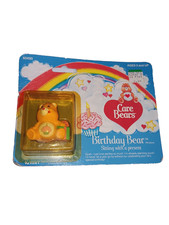 NEW SEALED 1984 Care Bears Birthday Bear Mini Figurine 60490 by KENNER