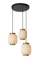 Pendelleuchte Porzellan Metall Messing Esszimmer E27 L:54 Cm HäNgelampe KüChe