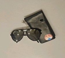 Vintage I SKI Mirrored Type Silver Sunglasses With Case
