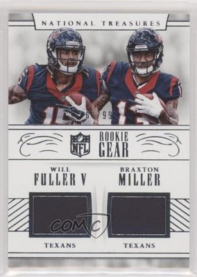 2016 Panini National Treasures 67/99 Braxton Miller Will Fuller V #28 RC z5b